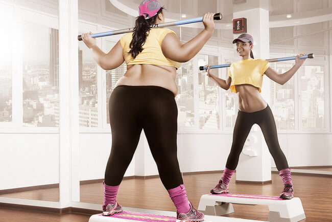 при большом весе болит спина