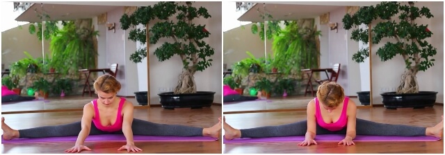 разведение ног на полу