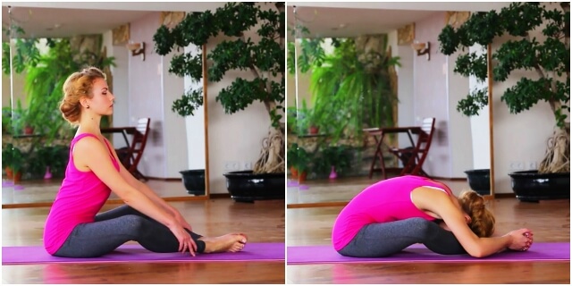 упражнение бабочка - облегченный вариант