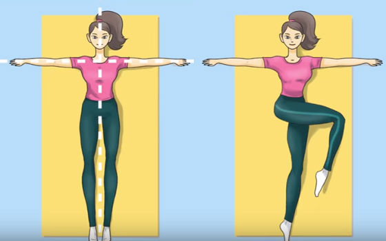 Повороты бедра в положении лежа на спине